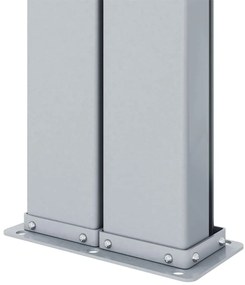 vidaXL Σκίαστρο Πλαϊνό Συρόμενο Μαύρο 200 x 1000 εκ.