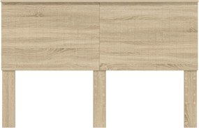 vidaXL Κεφαλάρι με κεφαλάρι Δρύς Sonoma 150 cm Επεξεργασμένο ξύλο