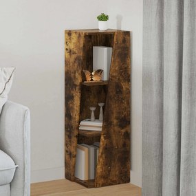 vidaXL Πλευρικό Ράφι Καπνιστό Δρύς 33 x 32 x 100,5 εκ