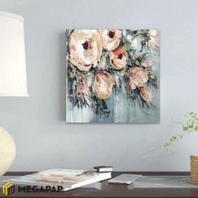 ΠΙΝΑΚΑΣ ΣΕ ΚΑΜΒΑ "ROSES" MEGAPAP ΨΗΦΙΑΚΗΣ ΕΚΤΥΠΩΣΗΣ 50X50X3ΕΚ.