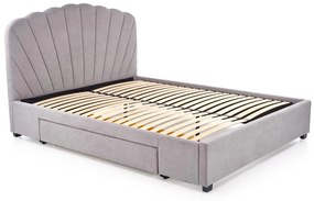 GABRIELLA 160, bed, light gray DIOMMI V-CH-GABRIELLA_160-LOZ