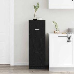 vidaXL Φαρμακοποιϊκή Ντουλάπα Μαύρη δρυς 40 x 41 x 118 εκ.