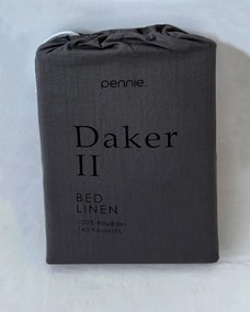 Βαμβακερό Πανωσέντονο Daker II Super Υπέρδιπλη (240x273cm) Ανθρακί