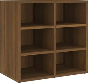 vidaXL Παπουτσοθήκη Καφέ Δρυς 52,5 x 30 x 50 εκ.