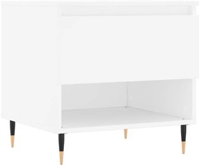 vidaXL Τραπεζάκι Σαλονιού Λευκό 50 x 46 x 50 εκ. από Επεξεργ. Ξύλο