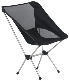 vidaXL Καρέκλες Κάμπινγκ 2 τεμ 54x50x65εκ Αλουμίνιο &amp; Τσάντα Μεταφοράς