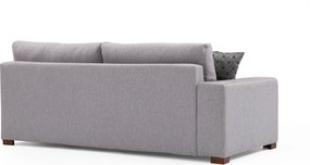 Corner Sofa Lena Corner Right ( L3+Chl ) - Light Grey Light Grey