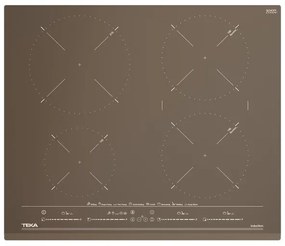 TEKA IZC 64630 LB MST Επαγωγική Εστία Αυτόνομη με Λειτουργία Κλειδώματος London Brick Brown Glass 60x51εκ