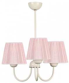 Φωτιστικό Οροφής Ovana 216752 E27 45x45x50cm Pink Megapap Metal, Fabric