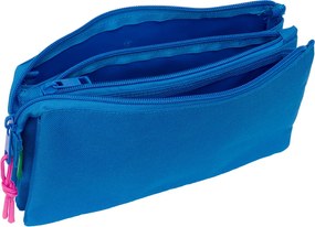 Κασετίνα Benetton Azulina Μπλε 22 x 12 x 3 cm