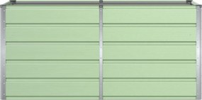 vidaXL Γλάστρα Πράσινο 160 x 80 x 75 cm Ατσάλι