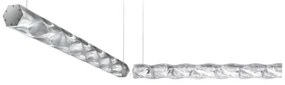Γραμμικό Κρεμαστό Φωτιστικό Οροφής LED 60W Διάφανο Πρίσμα Μονάδα Συστήματος Dimmable Hugo HUGSSS3PRS01TAR000EU Slamp-HUGSSS3PRS0 HUGSSS3PRS01TAR000EU