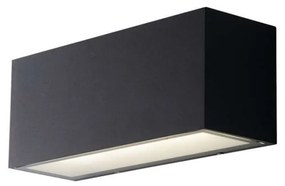 Φωτιστικό Τοίχου - Απλίκα Twin LED-W-TWIN-S ANT 12W Led 14x8,9x6,5cm Anthracite Intec