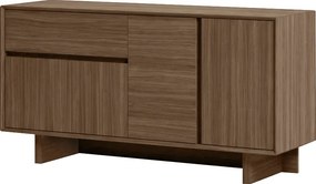 Μπουφές Capri Megapap χρώμα καρυδί milano 146x45x76,5εκ.