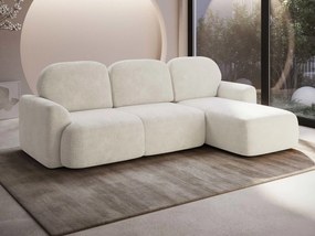 Γωνιακός καναπές Nabu -Beige-Δεξιά