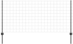 vidaXL Τεντώτο με στήριγμα Γκρι 1 x 10 m Ατσάλι