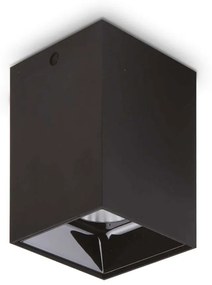 Φωτιστικό Οροφής - Spot Nitro Square 206028 7,5x11cm LED 15W 3000K 1350Lm Black Ideal Lux