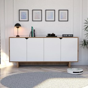 Console Mete - White, Oak White
Oak