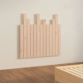 vidaXL Κεφαλάρι Τοίχου 82,5x3x80 εκ. από Μασίφ Ξύλο Πεύκου
