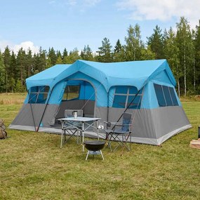 vidaXL Οικογενειακή Σκηνή 487 x 340 x 216 εκ. Μπλε