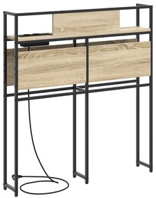 vidaXL Κεφαλάρι Αποθήκης Sonoma Δρυς 80 cm Επεξεργασμένο ξύλο