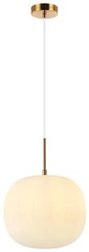 Κρεμαστό Φωτιστικό Οροφής 30cm E27 40W IP20 Zambelis-20124-Λευκό 20124