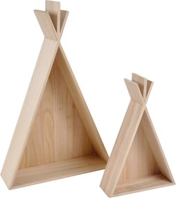 Ράφια Τοίχου (Σετ 2τμχ) L-C Tipi WOMD263