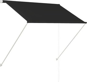 vidaXL Τέντα Συρόμενη Ανθρακί 100 x 150 εκ.