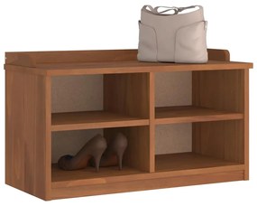 Πάγκος διαδρόμου "SANDNES" 87x40x50 εκ. Πεύκο μασίφ ξύλο