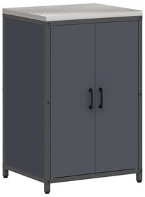 vidaXL Σετ Αποθήκευσης Κουζίνας 2 pcs Ανθρακί 150 x 50 x 92 εκ.