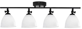 Σποτ Πολύφωτο Heronia Ovo Black/White 34-0355
