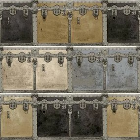 Ταπετσαρία Τοίχου Suitcases Γκρι 16642 0.53cm x 10.05m
