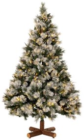 Χριστουγεννιάτικο Δέντρο Pre-Lit Snowy Montclair Spruce Με Λαμπάκια 90526 210cm (2023tips) Green-White