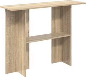vidaXL Τραπέζι κονσόλας Sonoma Δρυς 100 x 30 x 75 εκ