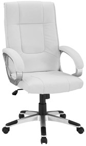 ΚΑΡΕΚΛΑ ΓΡΑΦΕΙΟΥ CHANDER HM1092.02 ΛΕΥΚΗ 63x66x116 εκ.