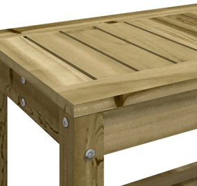 vidaXL Παγκάκι Κήπου 108 x 35 x 45 εκ. από Εμποτισμένο Ξύλο Πεύκου