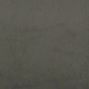 Πλαίσιο Κρεβατιού με Κεφαλάρι Σκ. Γκρι 140x200 εκ. Βελούδινο - Γκρι