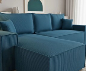 Γωνιακός καναπές Malaga mini I-Petrol-Αριστερή