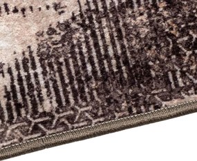vidaXL Χαλί Runner MARSA Μαύρο 80 x 200 cm Πολυέστερ και PVC