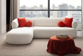 Corner Sofa Roma Left - White White