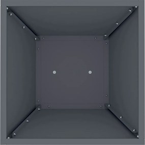 vidaXL Γλάστρα Πυλώνας 2 τμχ. Ανθρακί 35 x 35 x 73 εκ.
