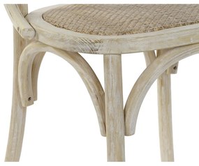 Καρέκλα Τραπεζαρίας DKD Home Decor Λευκό 56 x 50 x 76 cm