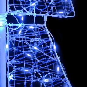 vidaXL Χριστουγεννιάτικο Δέντρο 100 LED Μπλε 120 cm Ακρυλικό