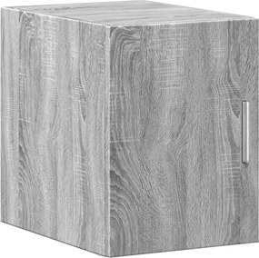vidaXL Ντουλάπι Αποθήκευσης Στενό Γκρι 30x42,5x225 εκ. Επεξεργ. Ξύλο