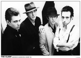 Αφίσα The Clash - Glasgow Apollo 1980