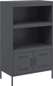 vidaXL Ντουλάπι Ανθρακί 68x39x113 εκ. από Ατσάλι