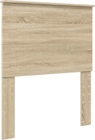 vidaXL Κεφαλάρι με κεφαλάρι Δρύς Sonoma 80 cm Επεξεργασμένο ξύλο