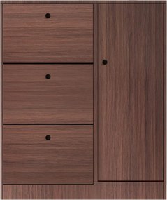 Παπουτσοθήκη Απόχρωση Καρυδί   1τμχ