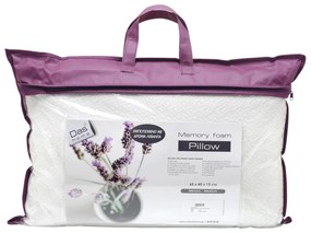 ΜΑΞΙΛΑΡΙ ΥΠΝΟΥ 45x65x13cm DAS HOME - LAVENDER-MEMORY FOAM 1043