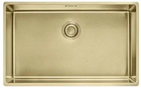 Franke Mythos Masterpiece BXM 210/110-68 Ανοξείδωτος Ένθετος Νεροχύτης 720x450mm Χρυσός